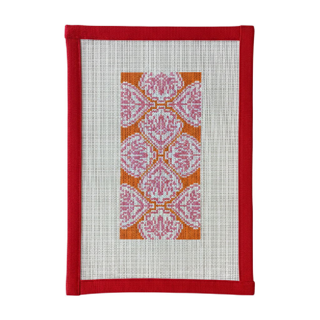 Medallion Orange Eyeglass Case