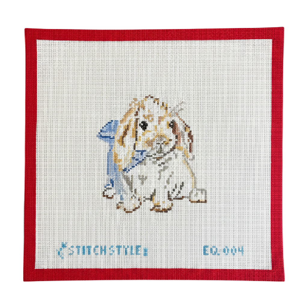 Bunny with Blue Bow