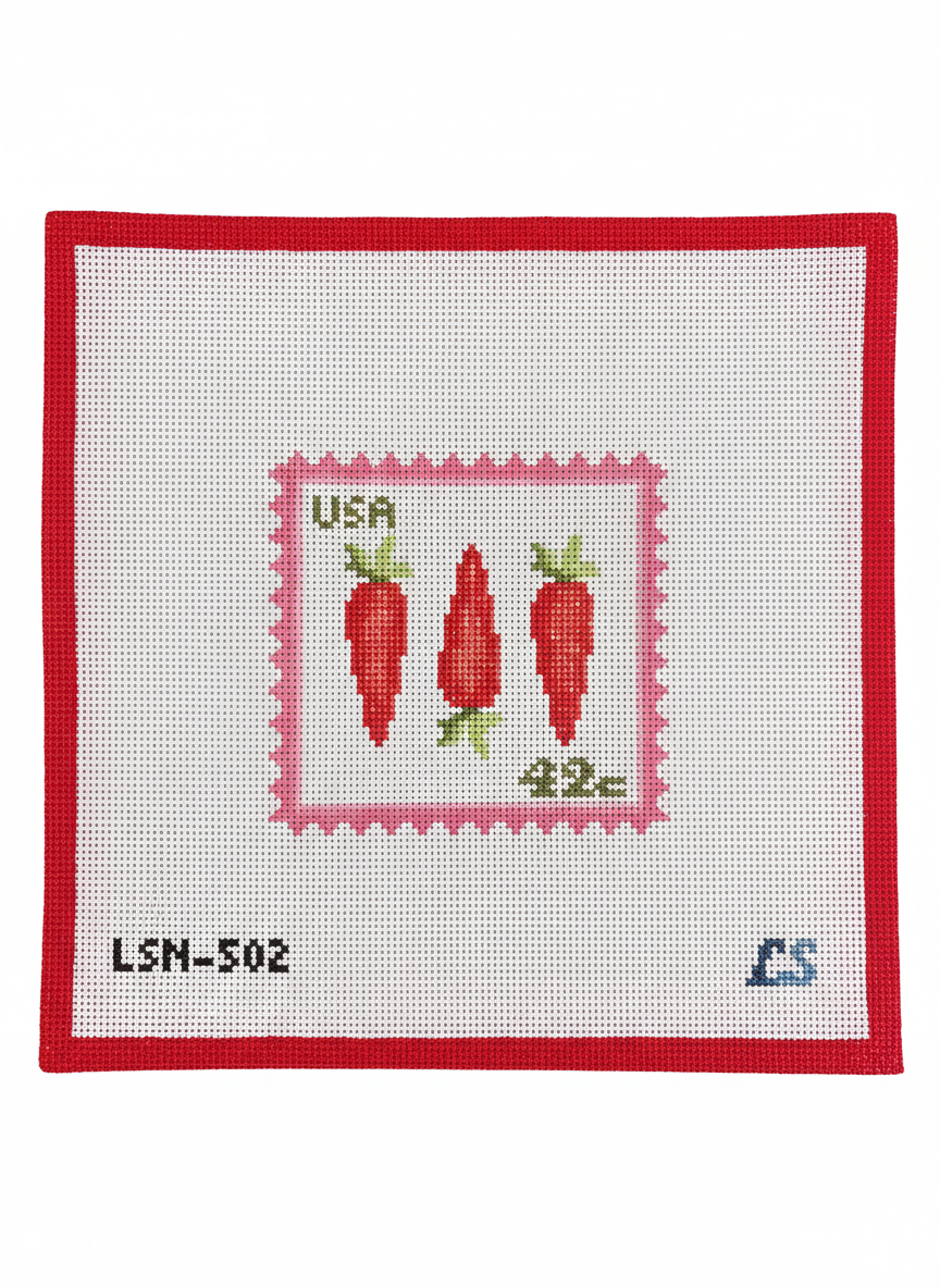 Spring Carrots Postage Stamp
