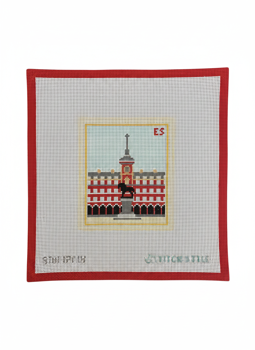 Madrid Plaza Mayor Stamp