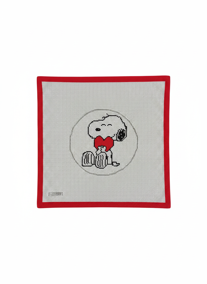 Snoopy Hugging Heart