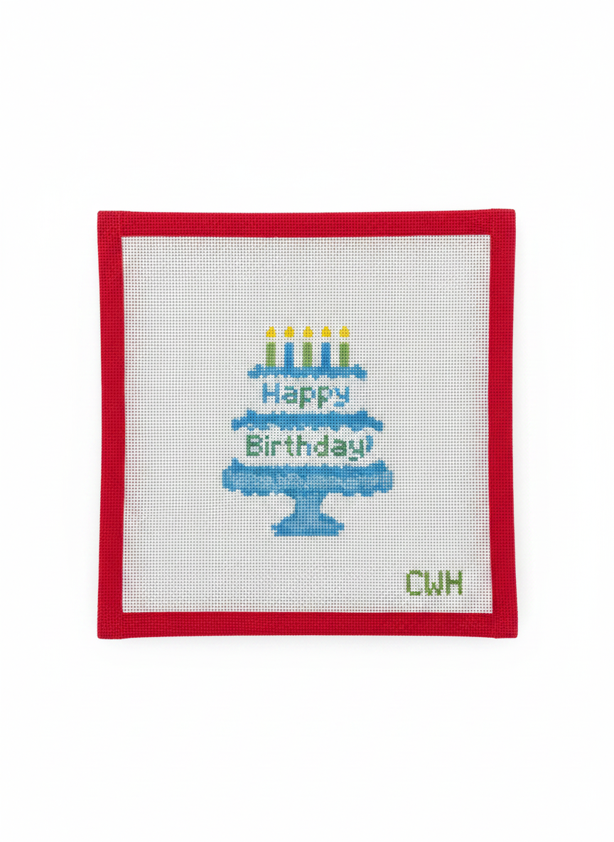 Blue Birthday Cake