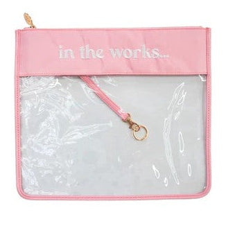 "In the Works" Project Bag-Medium, Bubblegum Pink