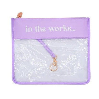"In the Works" Project Bag-Small, Lavender