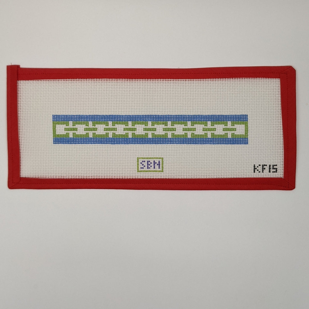 Geometric Key Fob (Green & Blue)