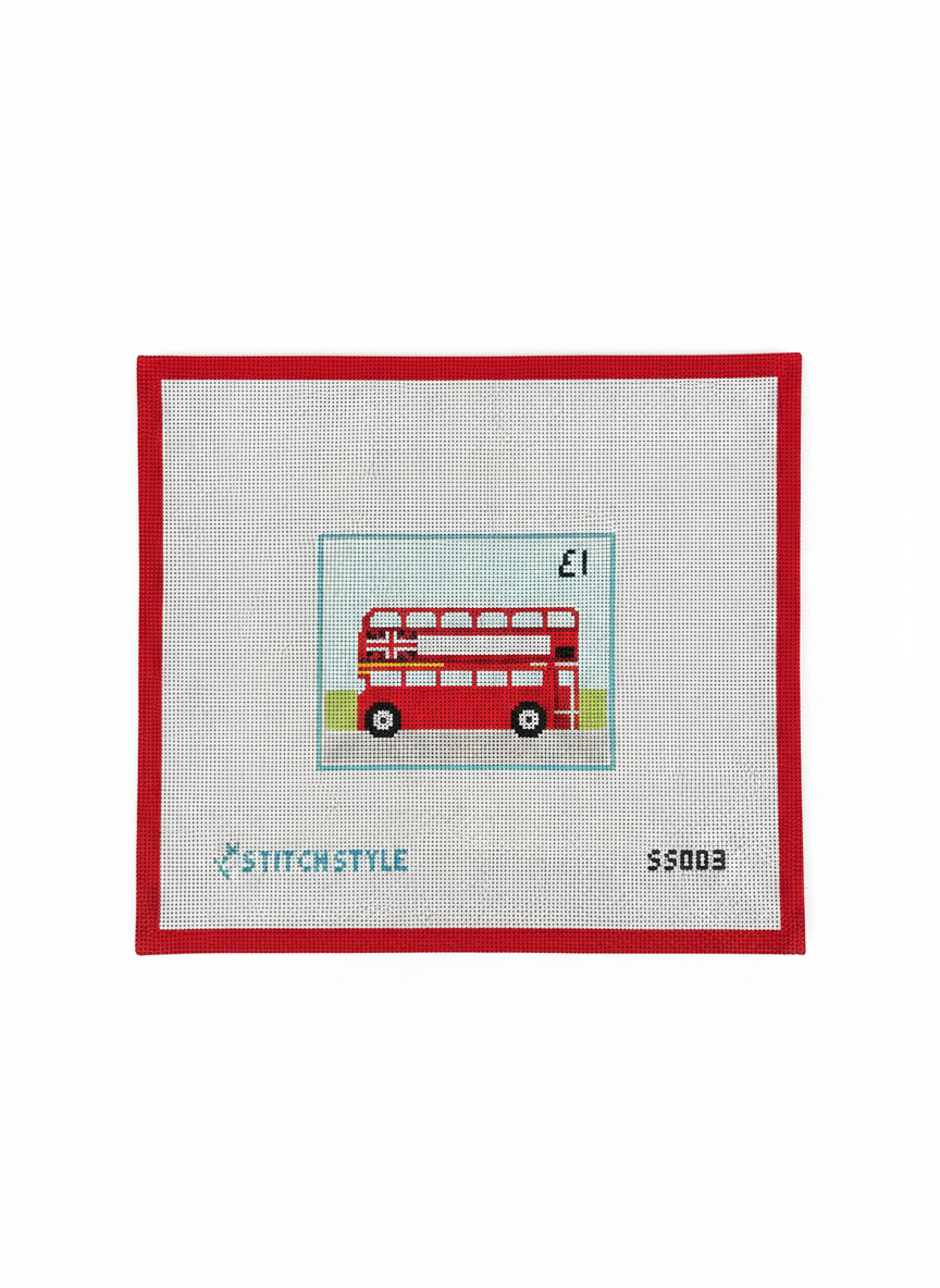 Double Decker London Bus Stamp