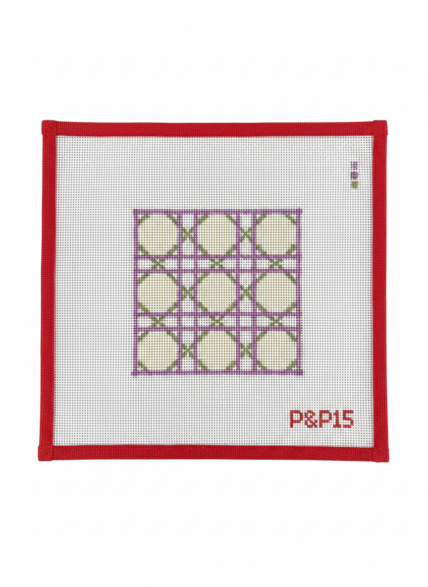 Lavender Cane Coaster