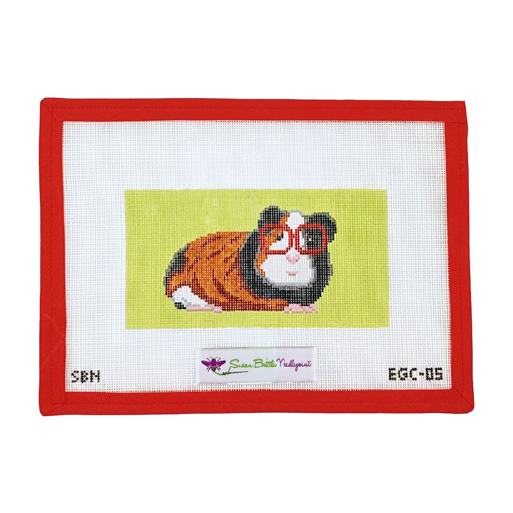 Guinea Pig w. Glasses Eyeglass Case