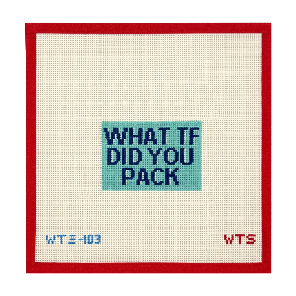 What TF Did You Pack luggage tag
