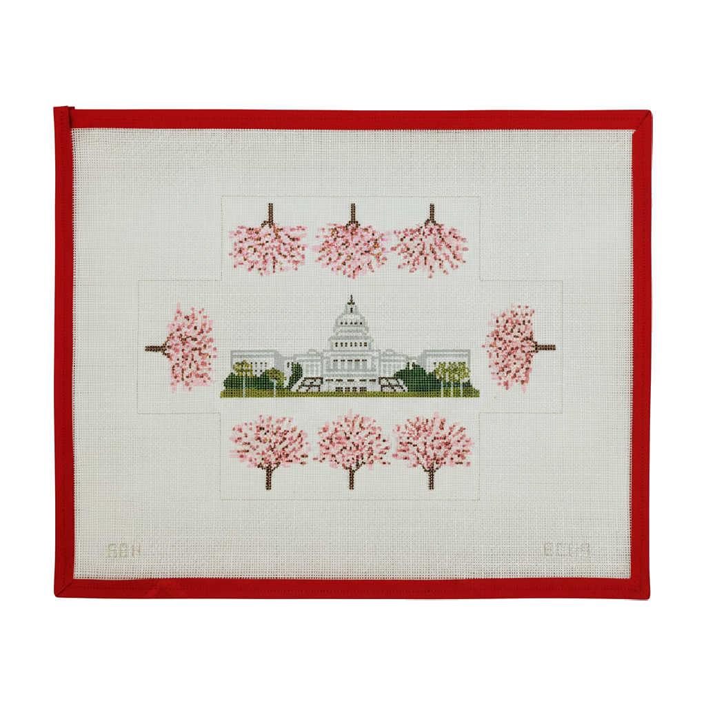 US Capitol w/Cherry Blossoms Brick Cover